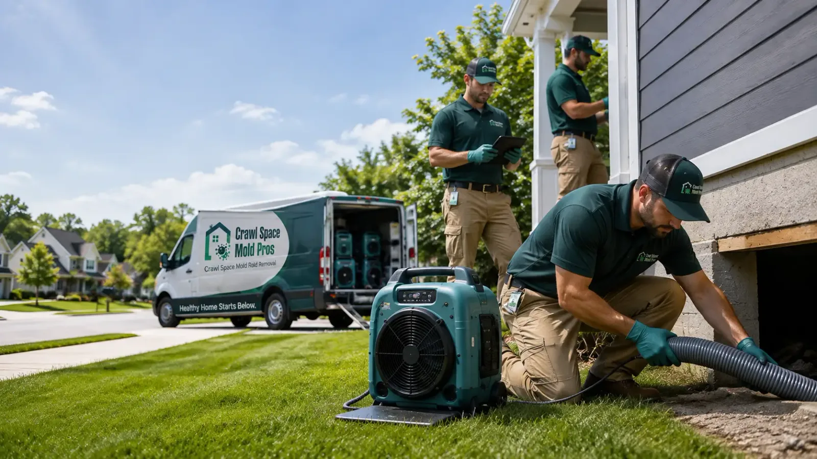 Crawl Space Mold Removal in Walford, IA